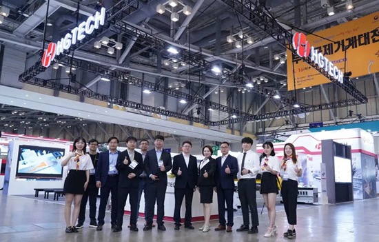 實(shí)力出征 | 華工激光驚艷亮相韓國(guó)釜山工業(yè)展，現(xiàn)場(chǎng)人氣up up！